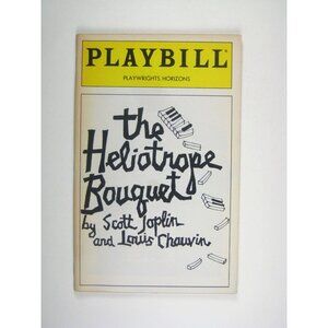 The Heliotrope Bouquet Playbill Scott Joplin Louis Chauvin 1993 Donna Biscoe